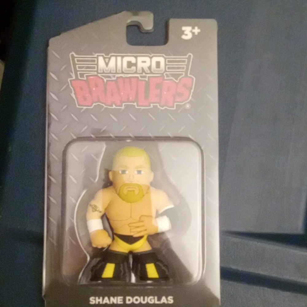 Shane Douglas Action Figure - Yellow & Black